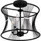 Quoizel Leiland Semi Flush 4 Lights Matte Black LEI1714MBK - alternate 2
